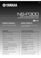 Yamaha NSP-300-Owners-Manual 